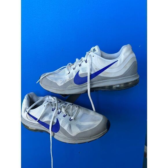 Nike Mens Air Max Dynasty 2 852430-104 White Gray Running Shoes Sneakers Size 13 - Picture 1 of 6
